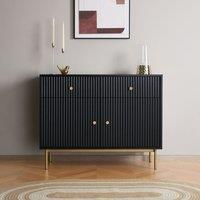 Home Garden Direct Devon - 2 Door Cabinet - Black