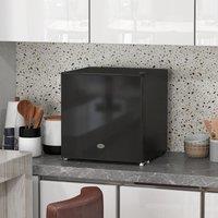 HOMCOM 35L Tabletop Freezer with Removable Wire Shelf & Two Keys in Black