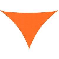 Berkfield Home Sunshade Sail Oxford Fabric Triangular 5x6x6 m Orange