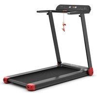 Costway Foldable Treadmill Running Machine w/APP Control & Bluetooth Speaker in Black