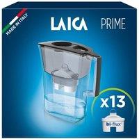 LAICA Prime Line Water Filter Jug & 13 Bi-flux Cartridges Black 3L