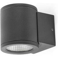 Netlighting Tond 1 Light Dark Grey LED Wall Lamp 2700K 6W 2700K IP54