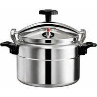 SPETLEK 7L Aluminium Pressure Cooker with Lid Latch Indicator Quick Cooking in Silver