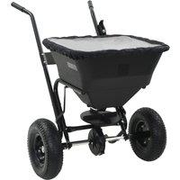 Berkfield Home Walk Behind Salt Spreader PVC & Steel 106x73x76 cm 45 L | Size: 106 x 73 x 76 cm