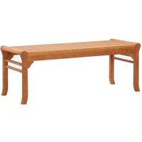 Berkfield Home 2-Seater Garden Bench 120 cm Solid Eucalyptus Wood in Brown