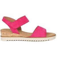 Gabor Women's 'Raynor' Low Wedge Sandals in Pink | Size: 5