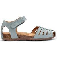 Hotter Women's 'Dinaric' Fisherman Sandals in Duck Egg Blue | Size: 3