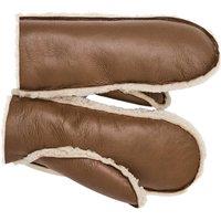 Celtic & Co Women's Sheepskin Mitts in Brown | Size: Small