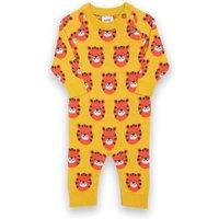 Kite Baby Top Tiger Knit Romper in Yellow | Size: 1 m