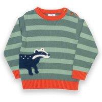 Kite Boy's Badger Jumper in Green | Size: 9-12 m