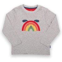 Kite Boy's Rainbow Pup T-Shirt in Grey | Size: 9-12 m