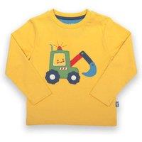 Kite Boy's Happy Digger T-Shirt in Yellow | Size: 6 Years