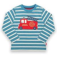 Kite Boy's Nee-Naw T-Shirt in Blue | Size: 6-9 m