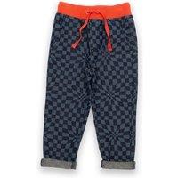 Kite Boy's Chequerboard Denim Pull Ups in Blue | Size: 3-6 m