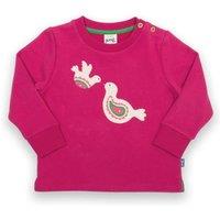 Kite Girl's Dove Love Sweatshirt in Pink | Size: 3-6 m