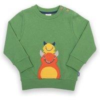 Kite Boy's Huggle Bub Sweatshirt in Green | Size: 3-6 m