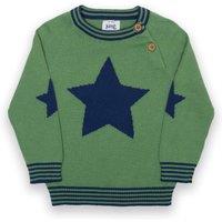 Kite Boy's Big Star Jumper in Green | Size: 9-12 m