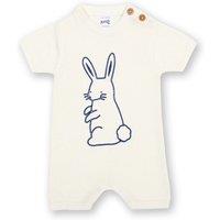 Kite Baby Bunnybob Knit Romper in Cream | Size: 18-24 m
