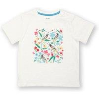Kite Girl's Songbird T-Shirt in Cream | Size: 5 Years