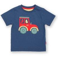 Kite Boy's Tractor T-Shirt in Navy | Size: 9-12 m