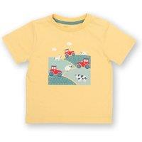 Kite Boy's On The Farm T-Shirt in Yellow | Size: 4 Years