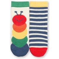 Kite Boy's Caterpillar Grippy Socks Red | Size: 0-6 m