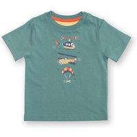 Kite Boy's Mighty Flight T-Shirt in Green | Size: 3-6 m