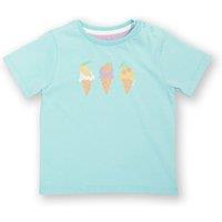 Kite Girl's Sorbet Smiles T-Shirt in Blue | Size: 6 Years