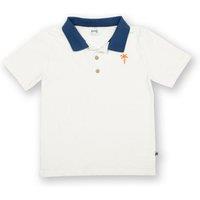 Kite Boy's Coco Palm Polo Shirt in Cream | Size: 4 Years