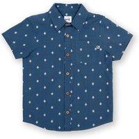 Kite Boy's Dobby Diamond Shirt in Navy | Size: 3 Years