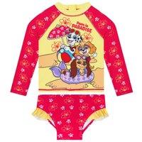 Paw Patrol Girl's Paws In Paradise Long Sleeve Swim Set | Size: 3-4 Years