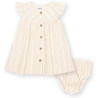 Kite Girl's Baby Special Stripe Dress & Pants in Cream | Size: 3-6 m