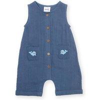Kite Baby Little Whale Dungarees in Dark Blue | Size: 0-3 m
