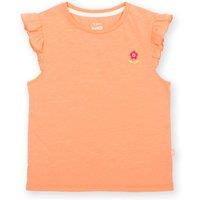 Kite Girl's Frill T-Shirt in Pale Orange | Size: 5 Years