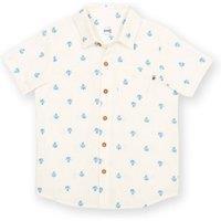 Kite Boy's Pineapple Polka Shirt in Cream | Size: 4 Years