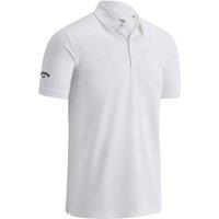 Callaway Men's Swing Tech Solid Colour Polo Shirt in White | Size: Small