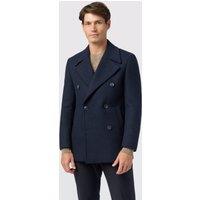 Melka Men's Slim Fit Navy Peacoat | Size: 50R