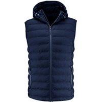 James Harvest Men's Woodlake Heights Padded Gilet in Navy | Size: Small
