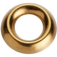Unifix Brass Surface Screw Cups - 9-10G - Box of 500 in Gold