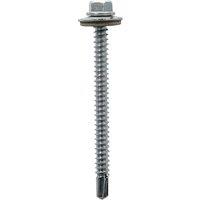 JCP CONSTRUCTION PRODUCTS Metalfix Self-Drilling Screws 5.5 x 25mm in Silver