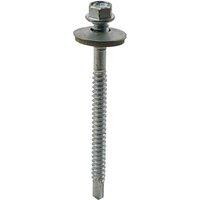 JCP CONSTRUCTION PRODUCTS Metalfix Self-Drilling Screws 5.5 x 100mm - Box of 100 in Silver