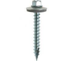 JCP CONSTRUCTION PRODUCTS Metalfix Gash Point Screws 16mm Washer - Box of 100 in Silver