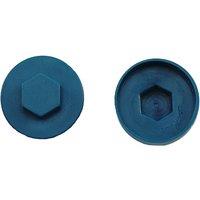 JCP CONSTRUCTION PRODUCTS Ocean Blue Cover Caps 19mm - Box of 1000