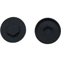 JCP CONSTRUCTION PRODUCTS Black Cover Caps - 19mm - Box of 1000
