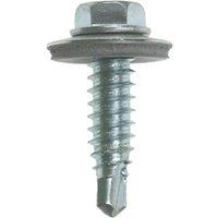 JCP CONSTRUCTION PRODUCTS A2-304 Metalfix Stitching Screws 6.3 x 25mm in Silver