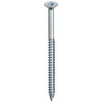 Unifix Twinthread Woodscrews Pozi Csk Head BZP - 1200 Pieces in Silver