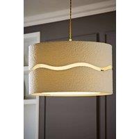 ValueLights Livie Boucle XL Easy Fit Ceiling Floor Lamp Shade 50cm in Cream