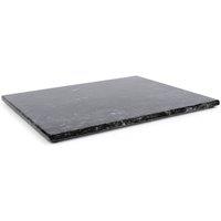Argon Tableware Marble Serving Board - 32.5 x 26cm Non-Slip Kitchen Food Prep Board in Black | Size: 32.5 x 26 cm