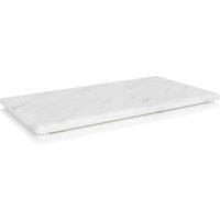 Argon Tableware Marble Serving Board - 32.5 x 17.5cm Non-Slip Kitchen Food Prep Board in White | Size: 32.5 x 17.5 cm