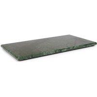 Argon Tableware Marble Serving Board - 32.5 x 17.5cm Non-Slip Kitchen Food Prep Board in Green | Size: 32.5 x 17.5 cm